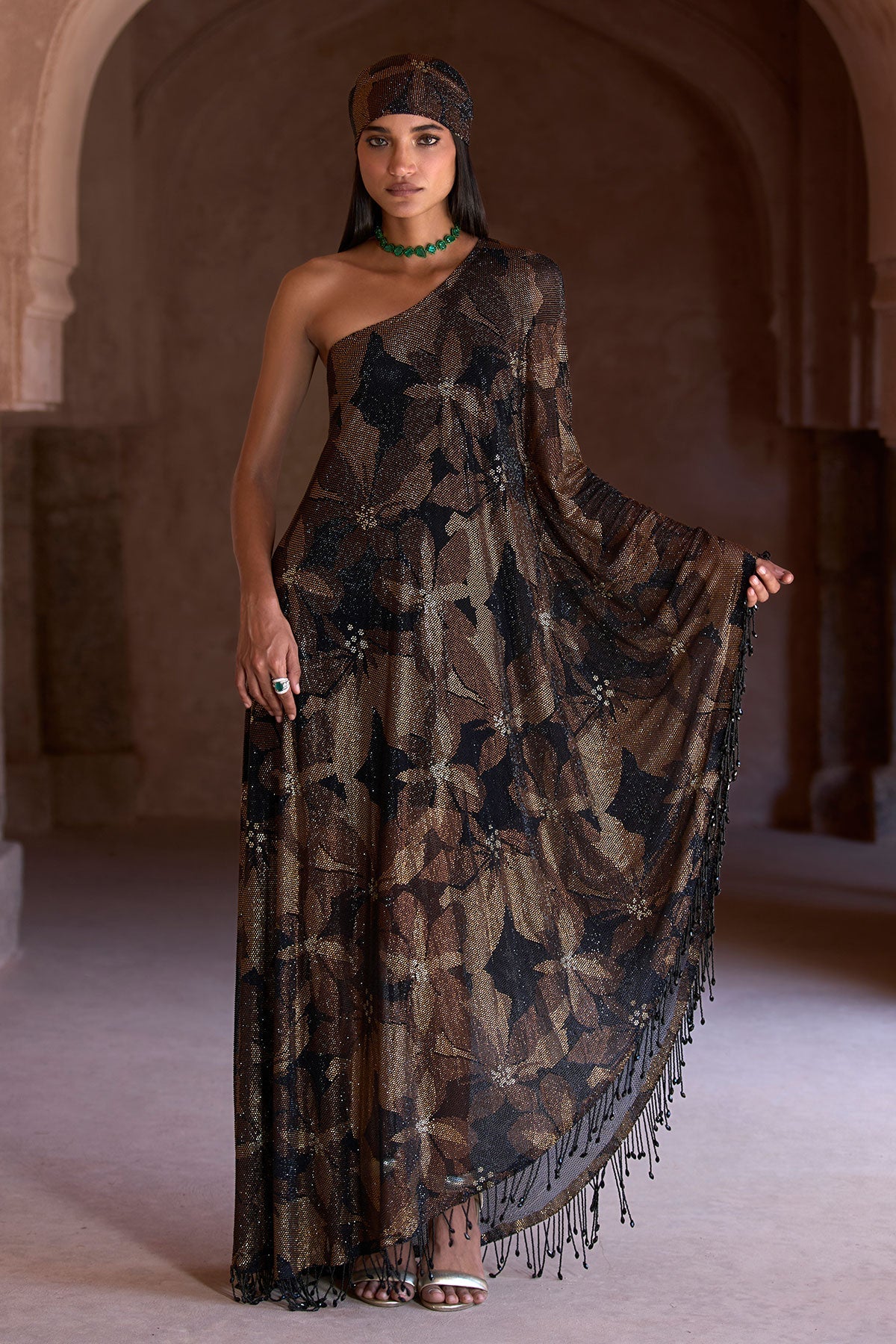 Aaliya amrin in Zeina Kaftan Dress