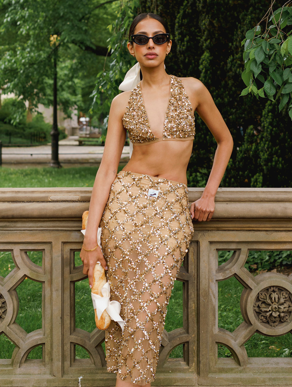 Gold Bralette Set - The Walk of Shame