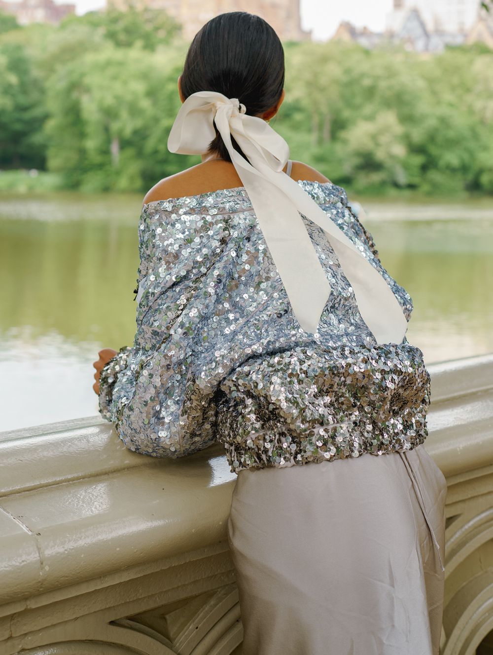 Sequin Silver Jacket