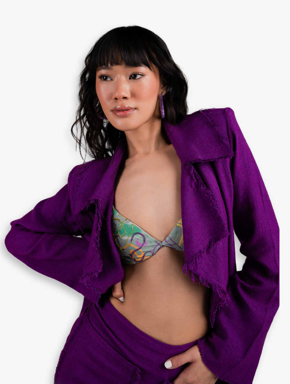 Purple Twilight Set Blazer