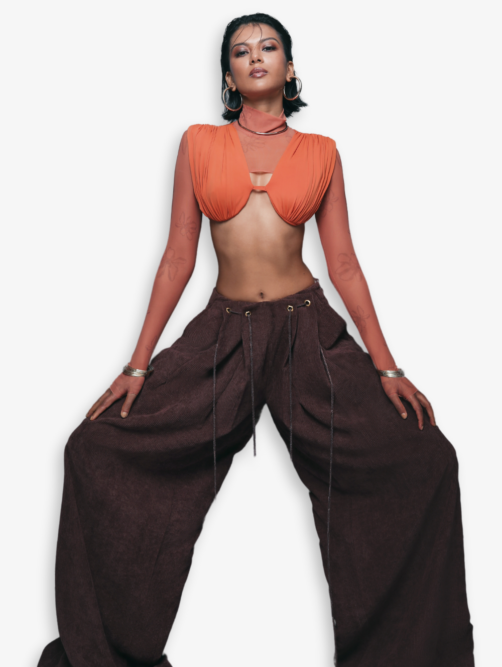 Brown Curt Pants