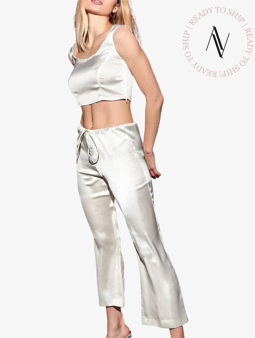 Ava Set Off-White