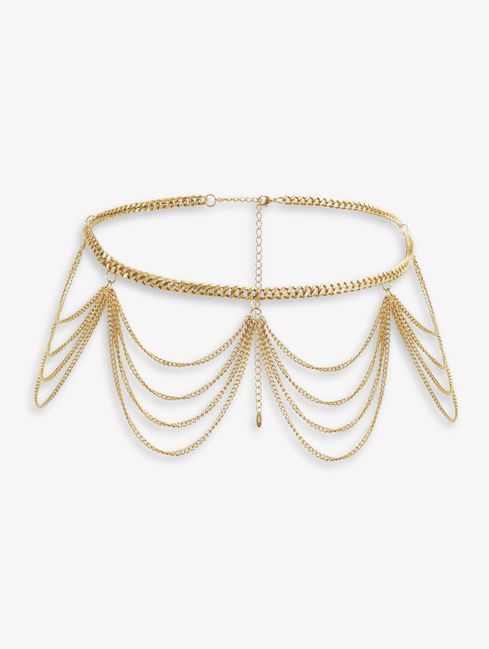 Draped Chain Belt