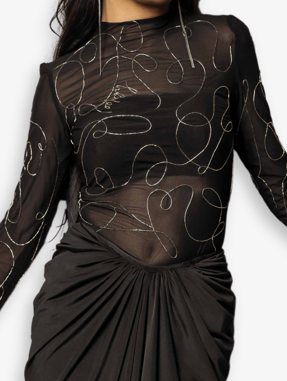 Gaga Black Bodysuit (PR)