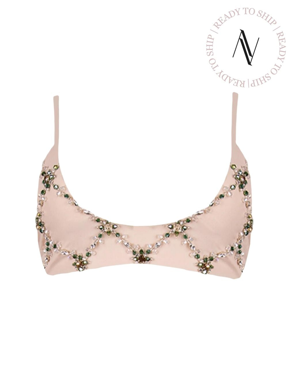 Ava crystal-embellished top | Special Price