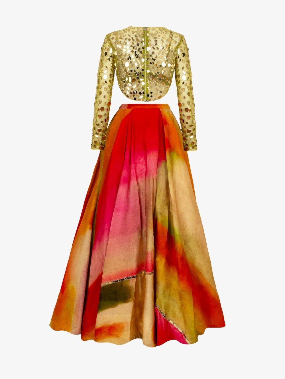 Rachel Printed Organza Lehenga | Special Price