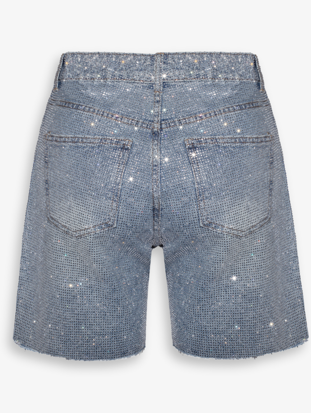Crystal Denim Shorts
