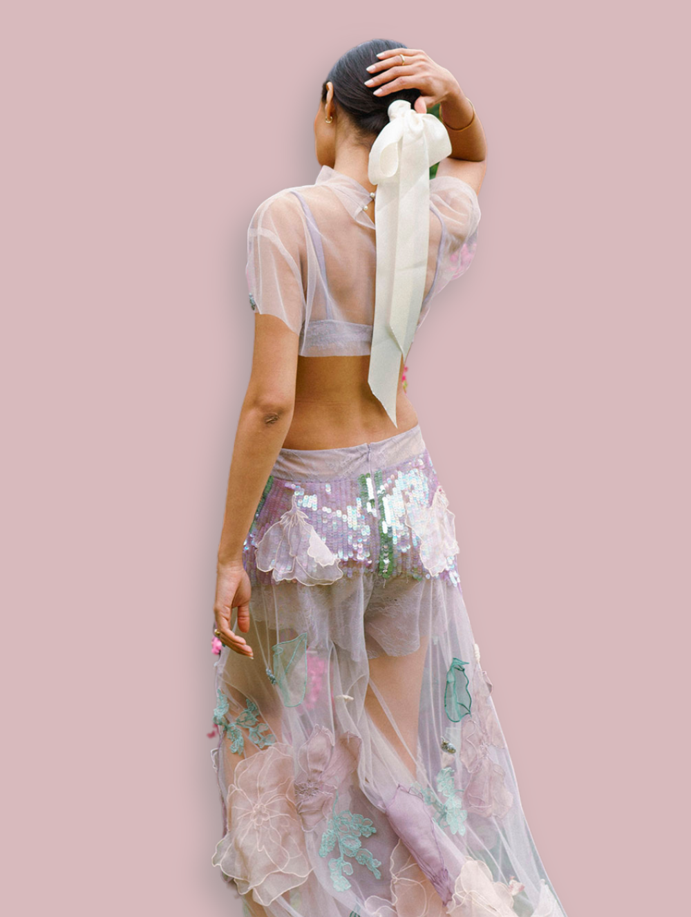 Sheer Milky Sunset Bralette