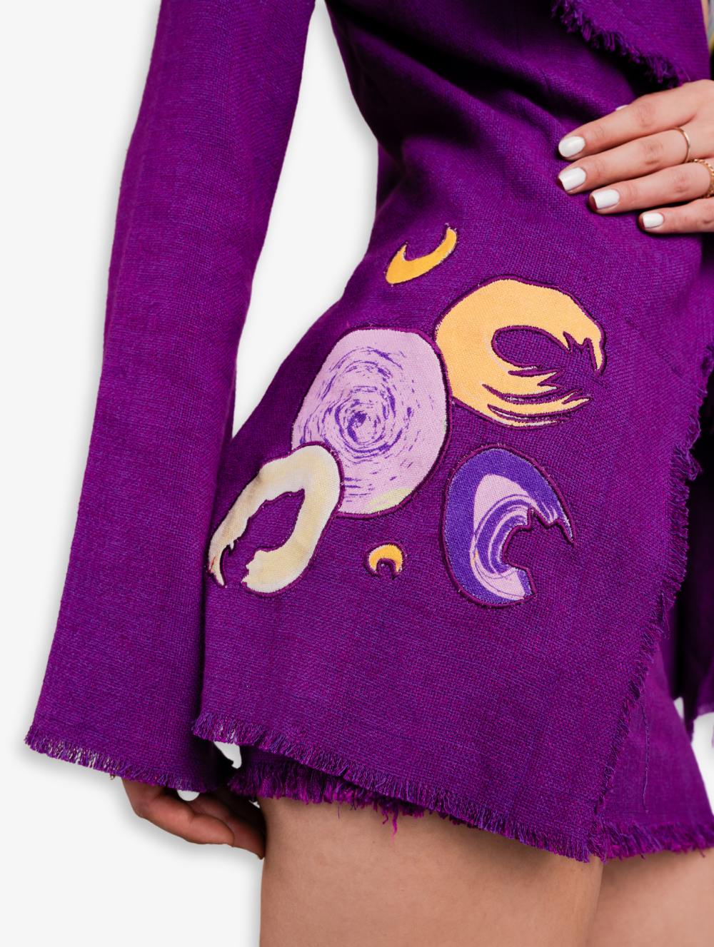 Purple Twilight Set Blazer