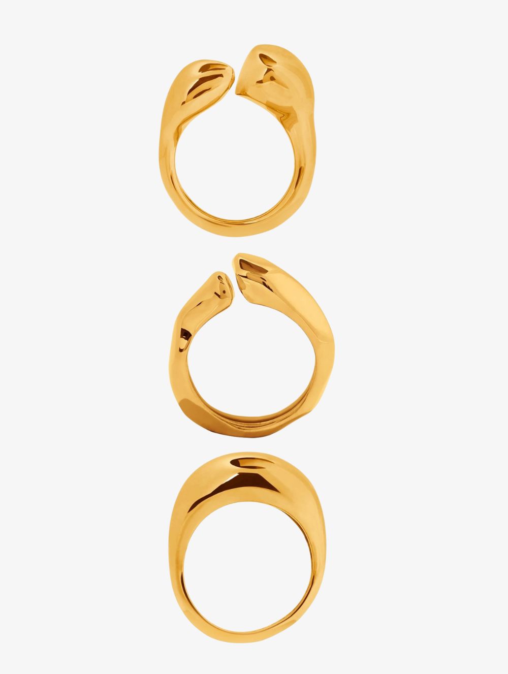 Stackable Pebble rings