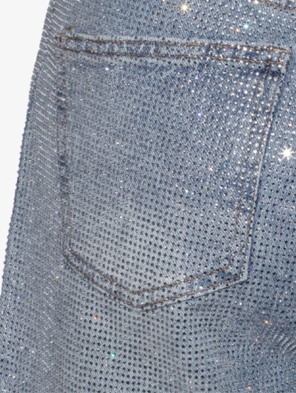Crystal Denim Shorts