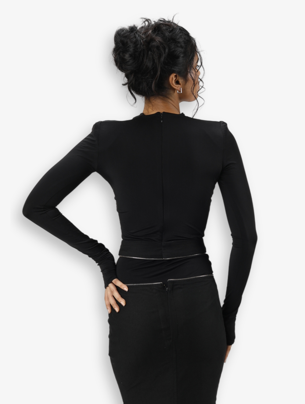 Aphrodite Bodysuit in Black