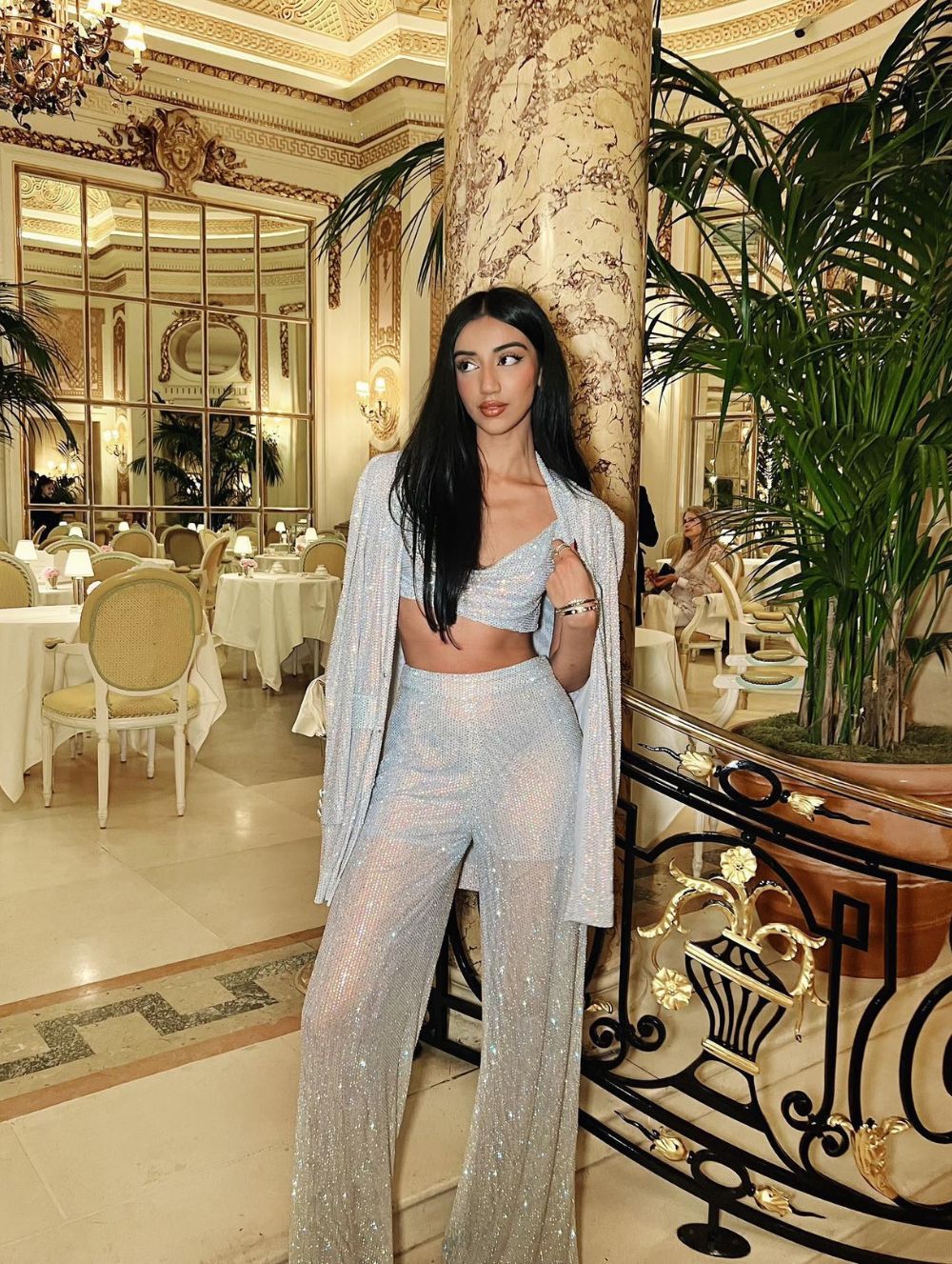 Elephant Pants and Lucy Cowl Top