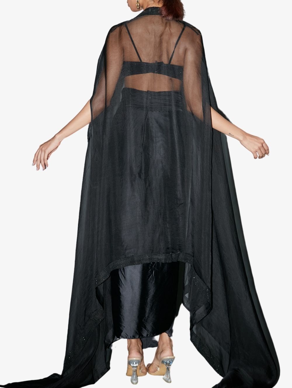 Black Anastasia Bralette + Skirt Set