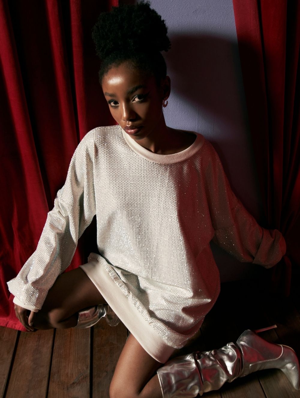 Crystallised Groove Sweatshirt