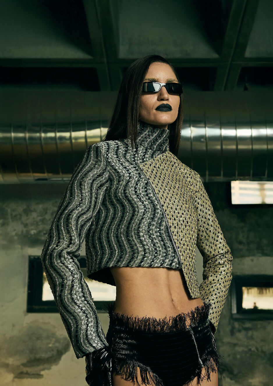 The Razor Wave Textured Jacket