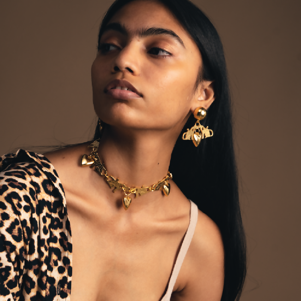 wild cat choker and earrings-01
