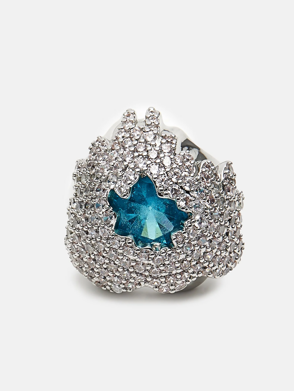 Blue Rocky Ring