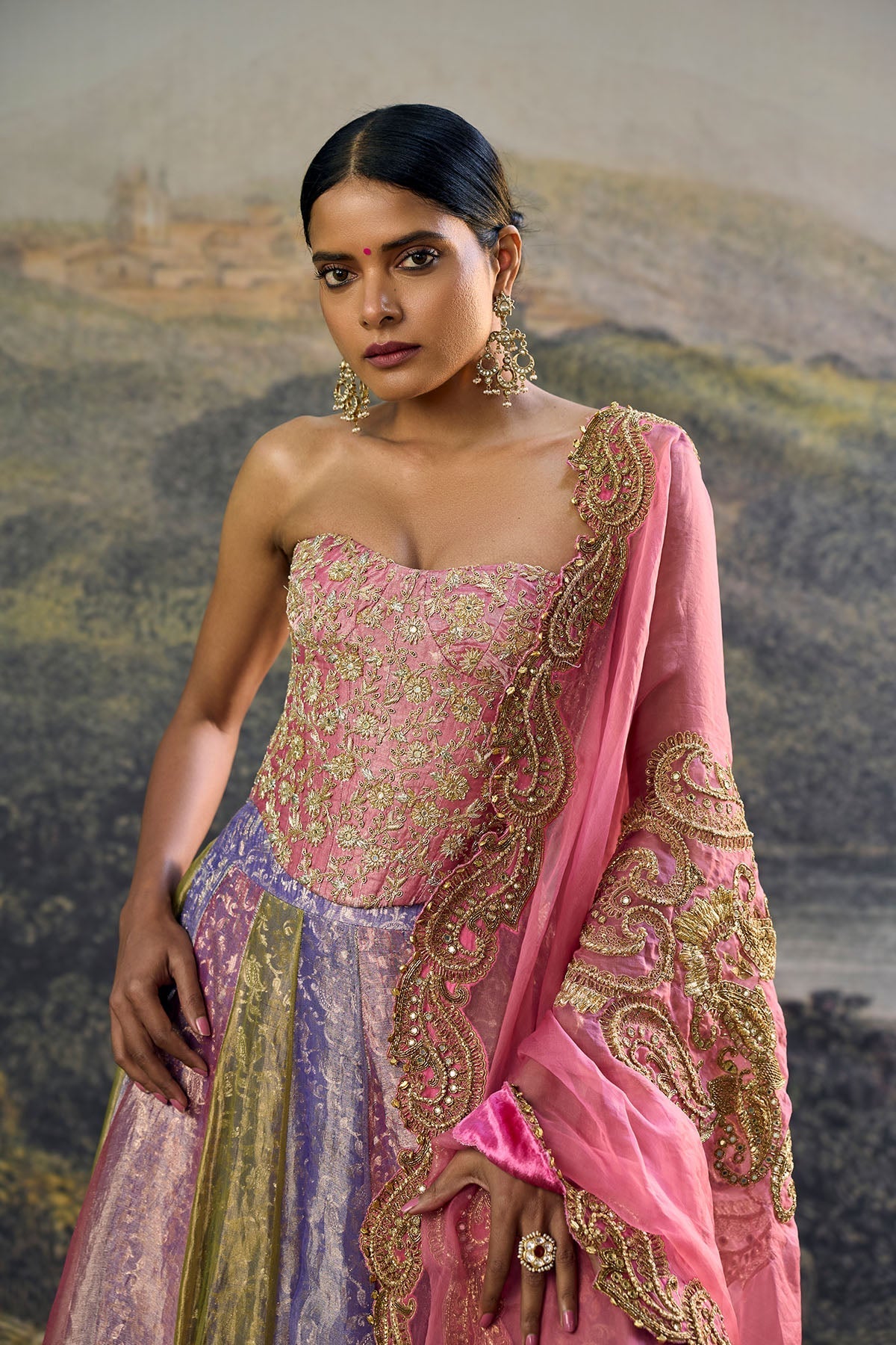 Rangoli Zari Lehenga Set