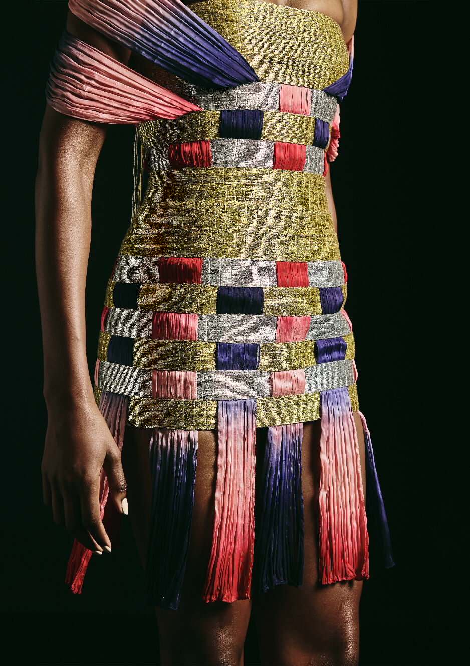 Sculpted Interlace Dress