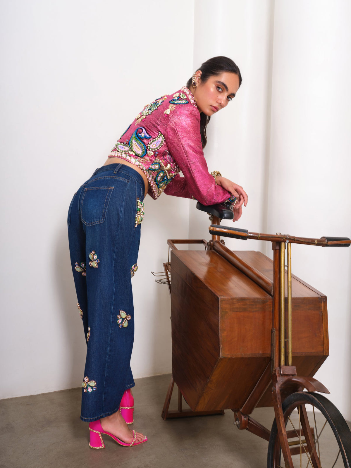 Pink Rebellion – pink jacket by Papa Don't Preach by Shubhika