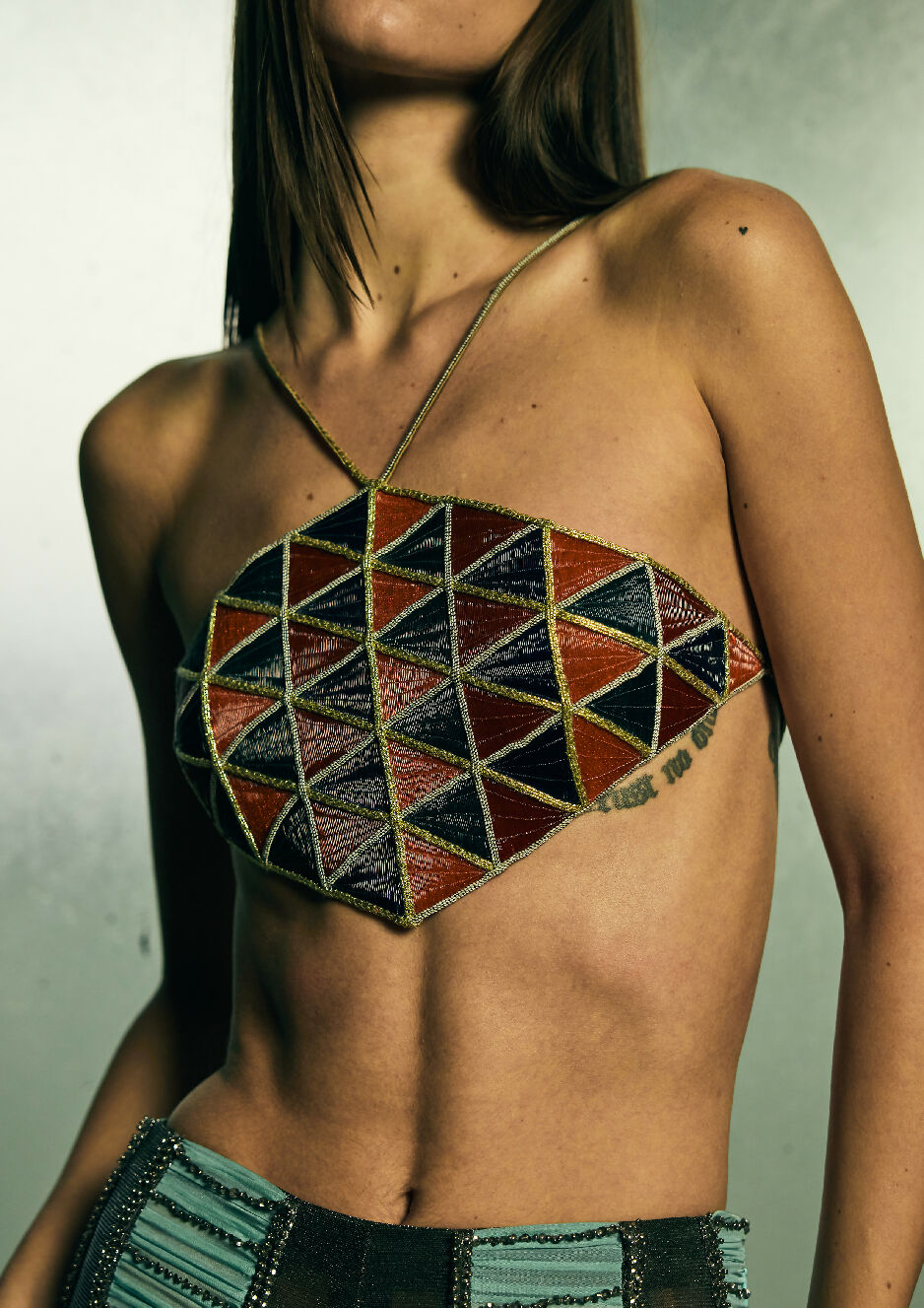 The Mosaic Glass Bustier
