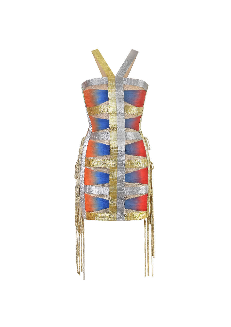 Gathered Tier Sculpted Dress