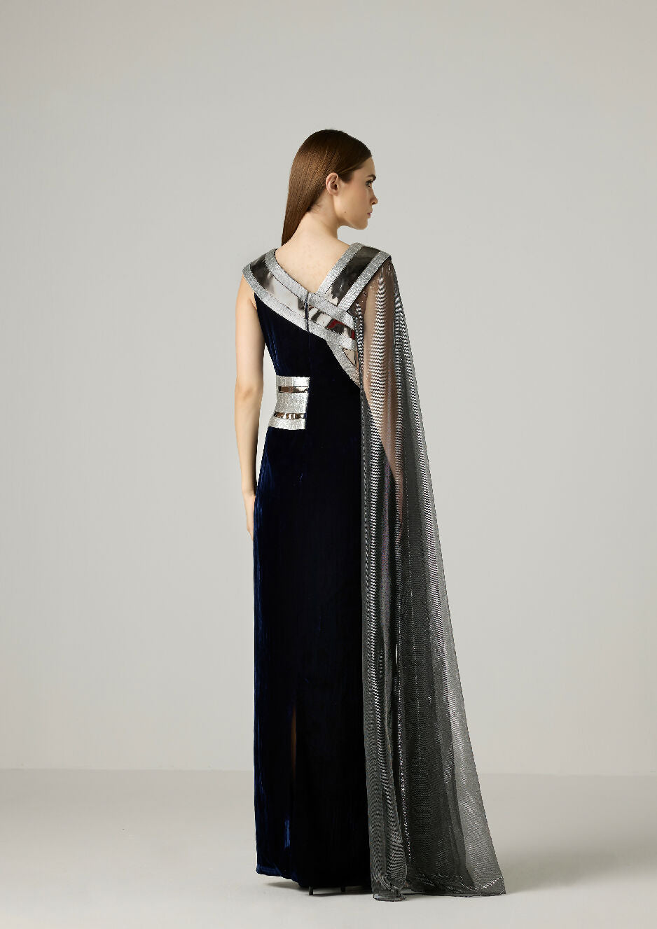 Velvet and Sequins Fringe Dress