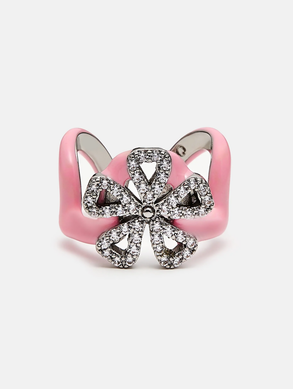 Snowflake Ring - Silver Red or White