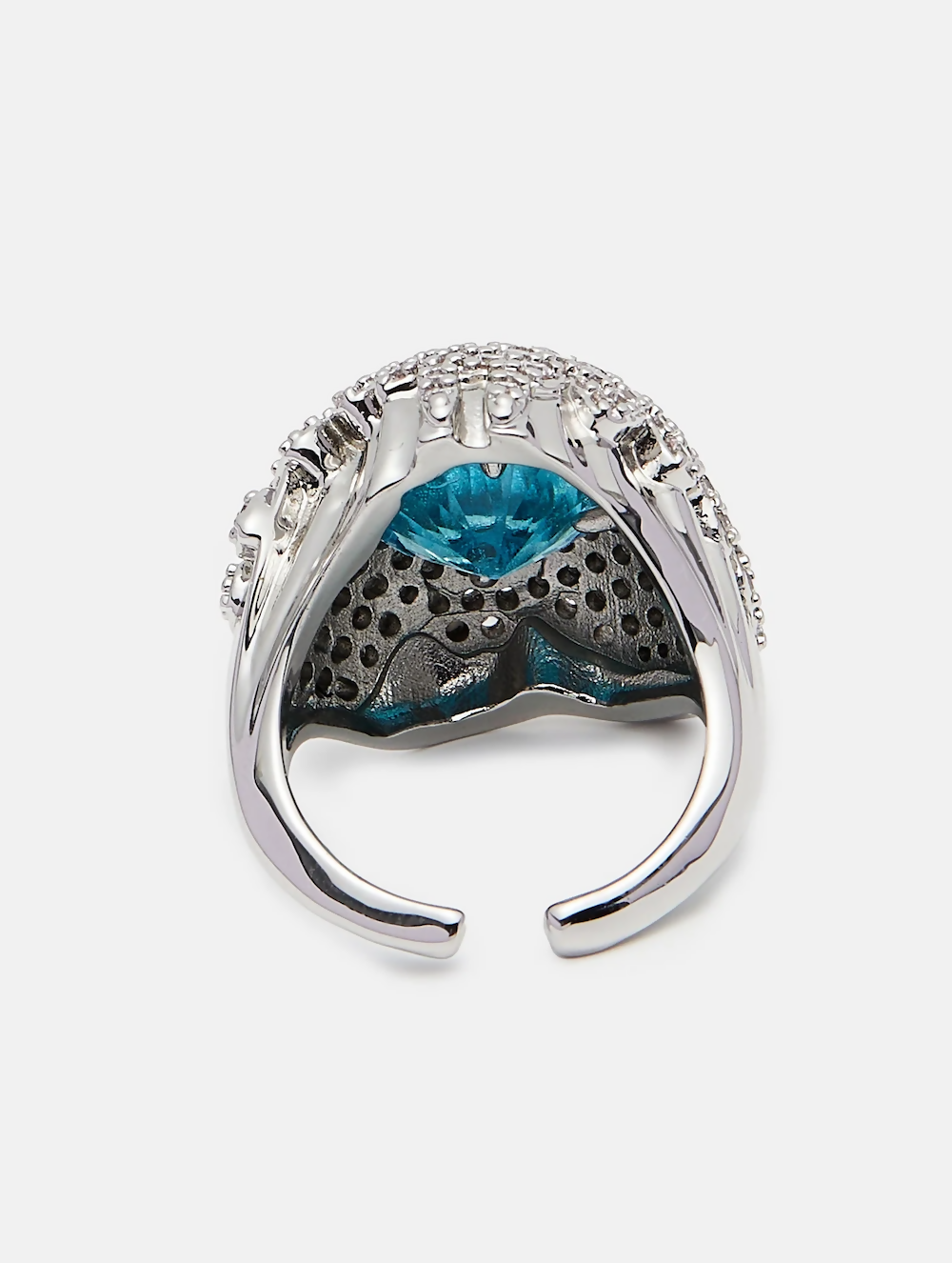 Blue Rocky Ring