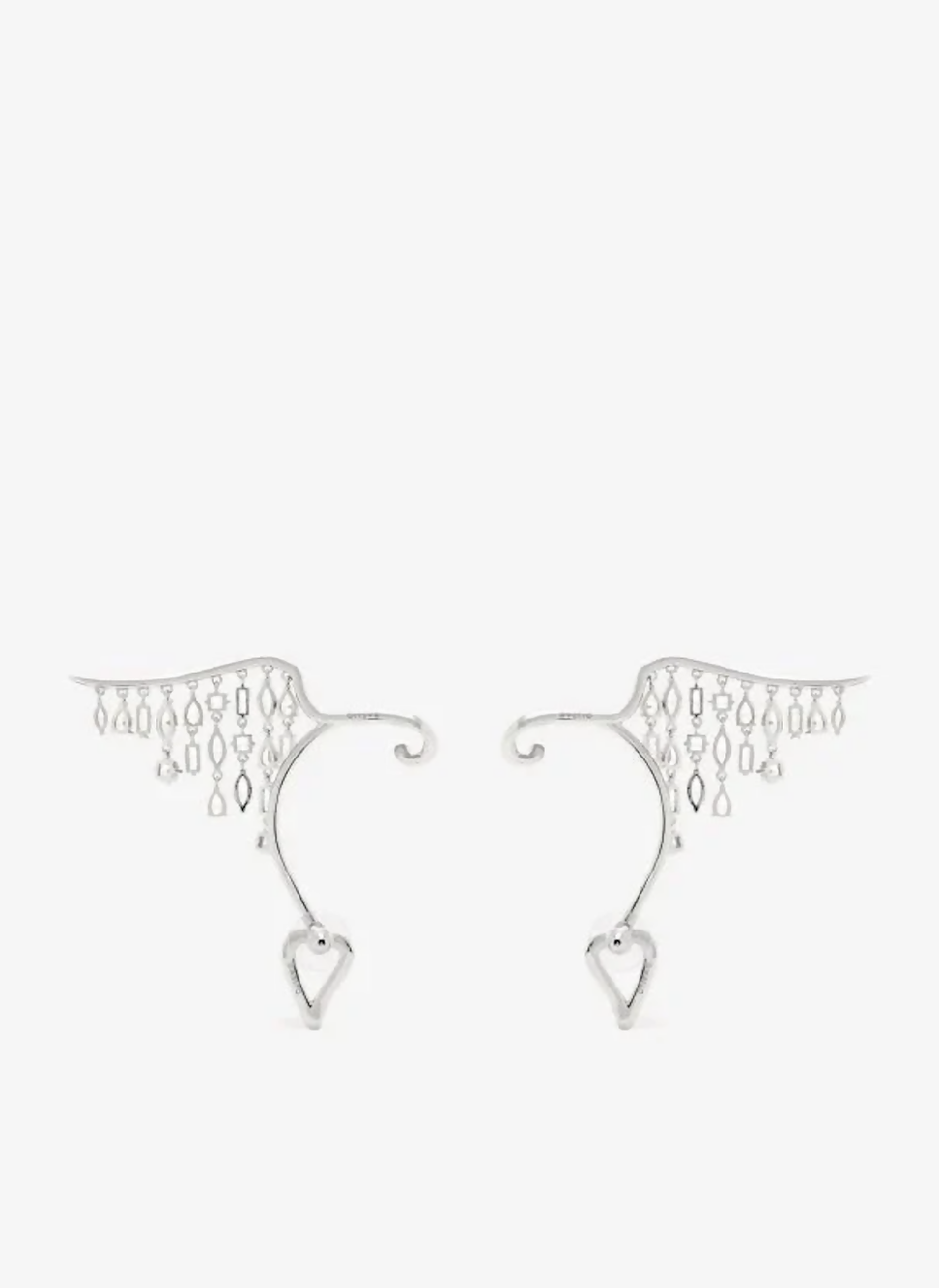 Angel Wing Silver Earrings