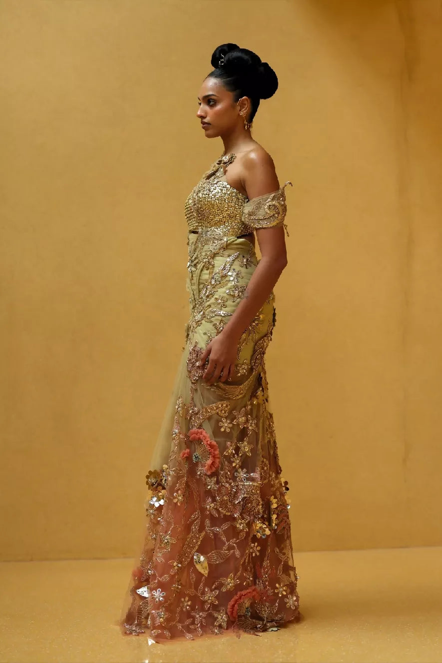 Oraya One-Shoulder Cocoon Dress