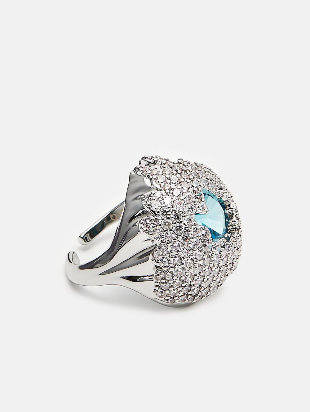 Blue Rocky Ring