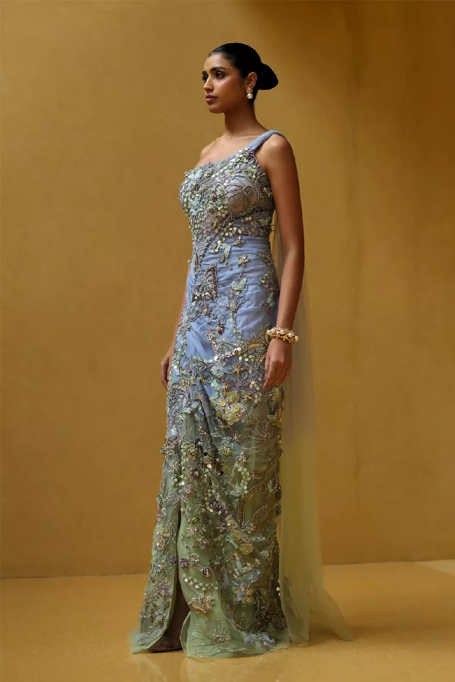 Mirae Shimmer Swarovski Gown