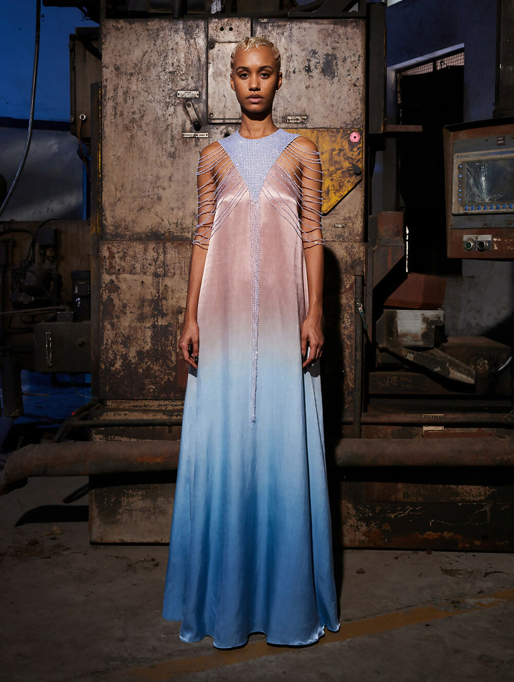 AMRIKA | AKHL | V-neck Pastel Sequin Dress AMRIKA | AKHL | V-neck Pastel Sequin Dress