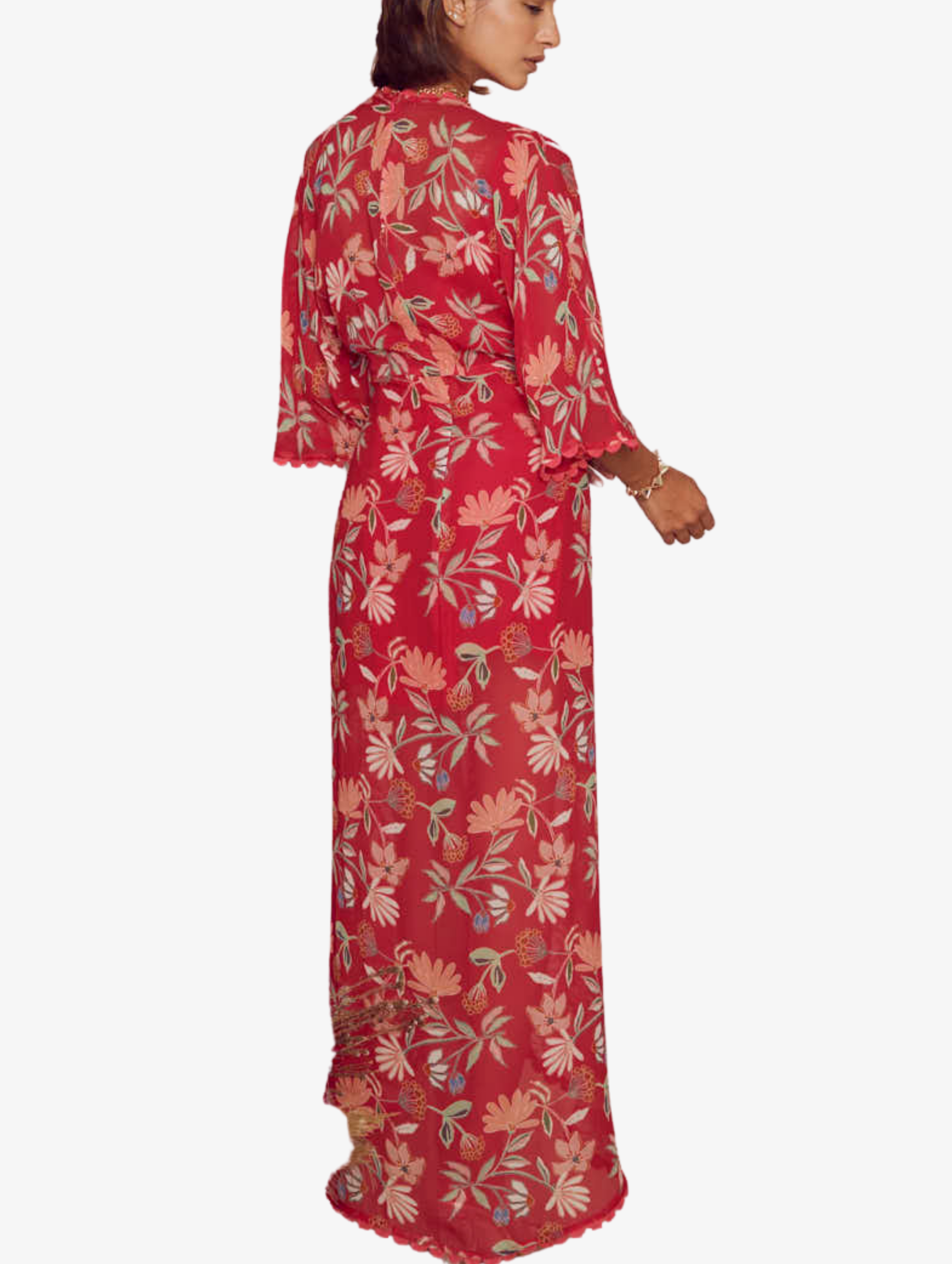 Fusia Georgette Kaftan - Liza