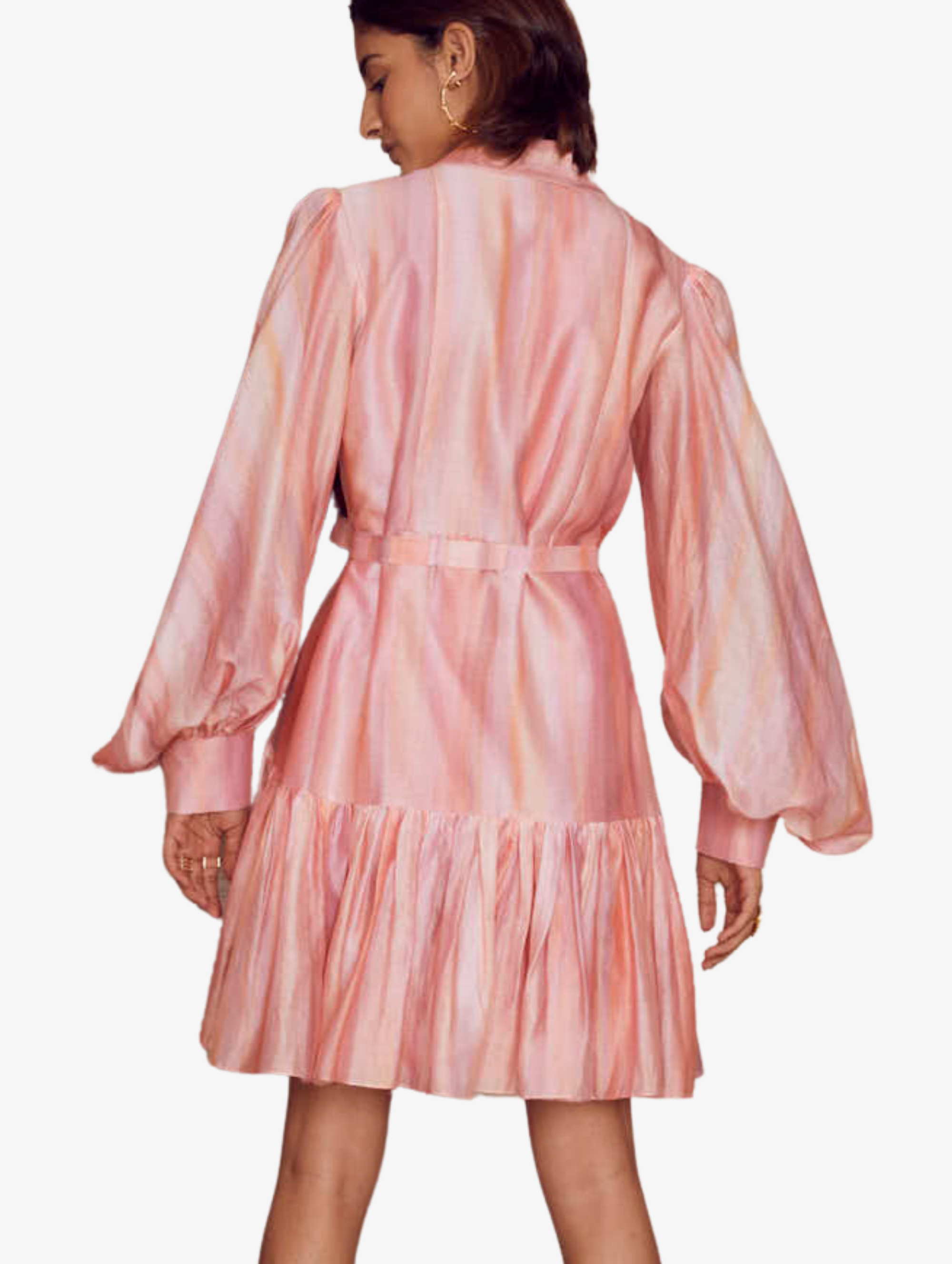 Lilac Ombre Print Dress - Ren