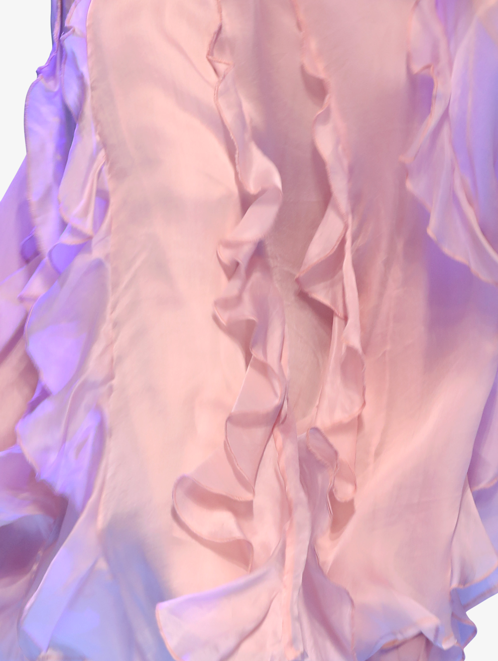 Petal embroidered shirt with skirt