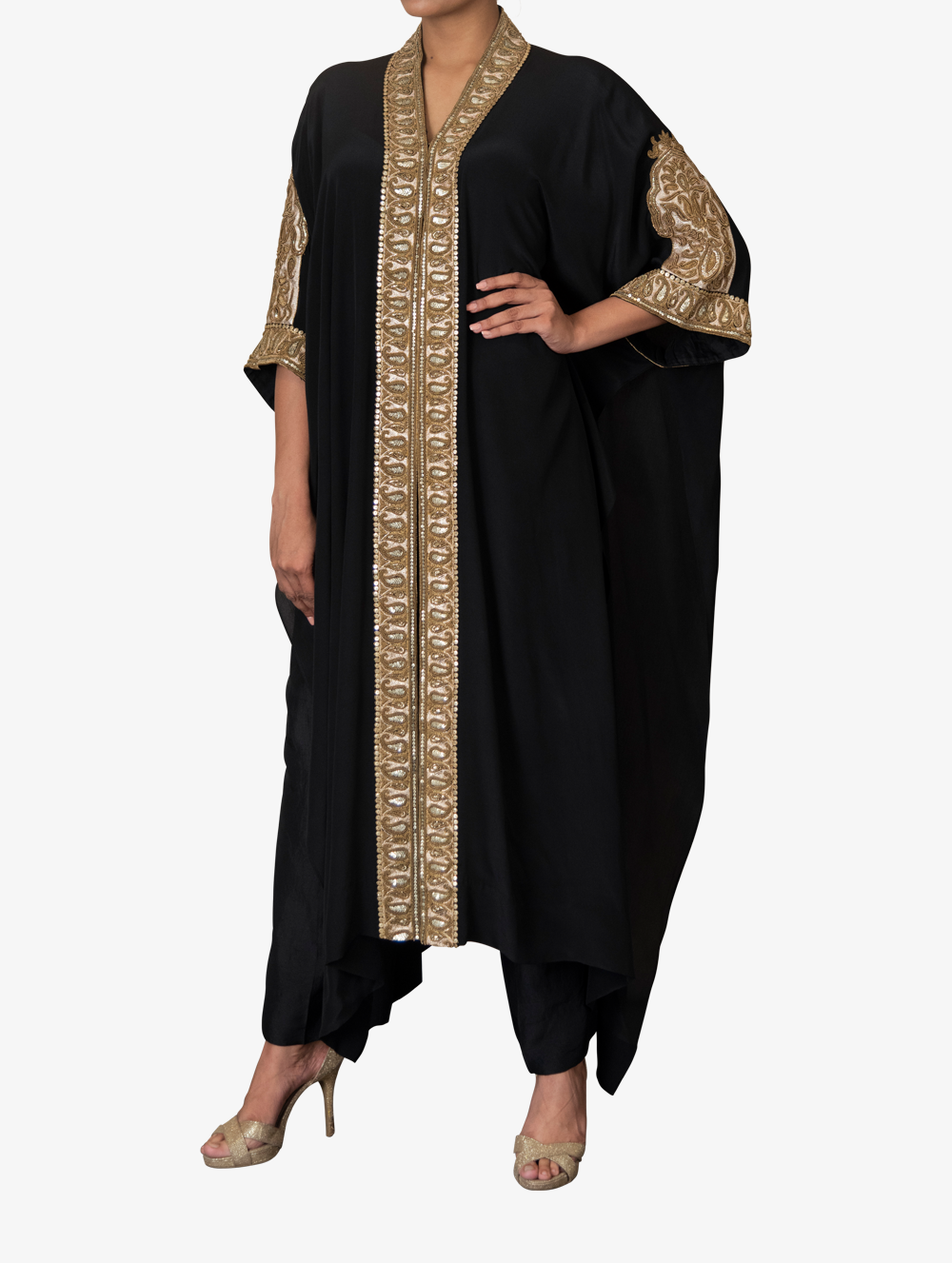 Crepe Silk Kaftan