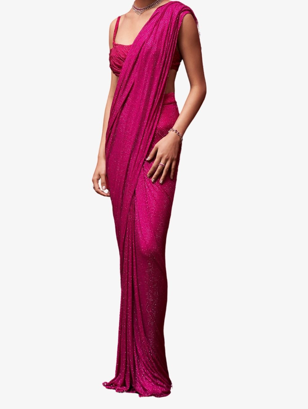 Magenta Magic Saree