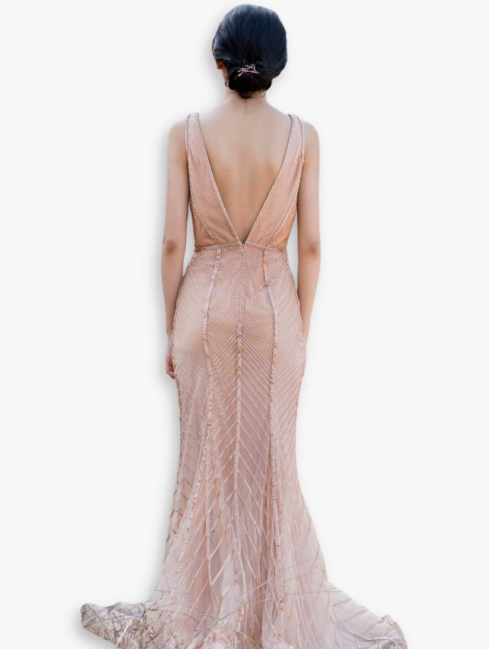 Pink Mermaid Gown