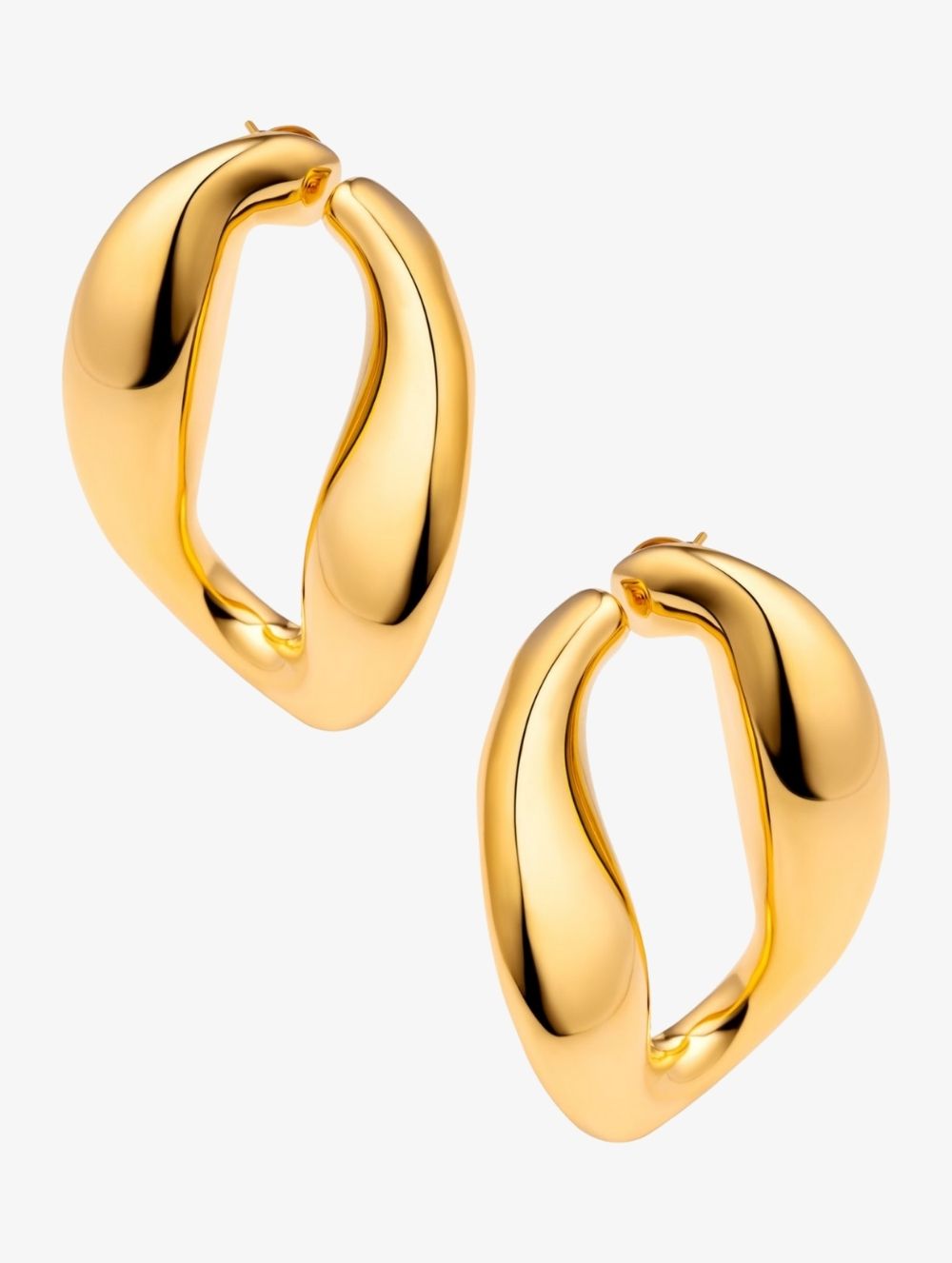Chunky chain hoops | Ready to Ship