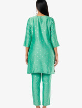 Turquoise Kurta Set