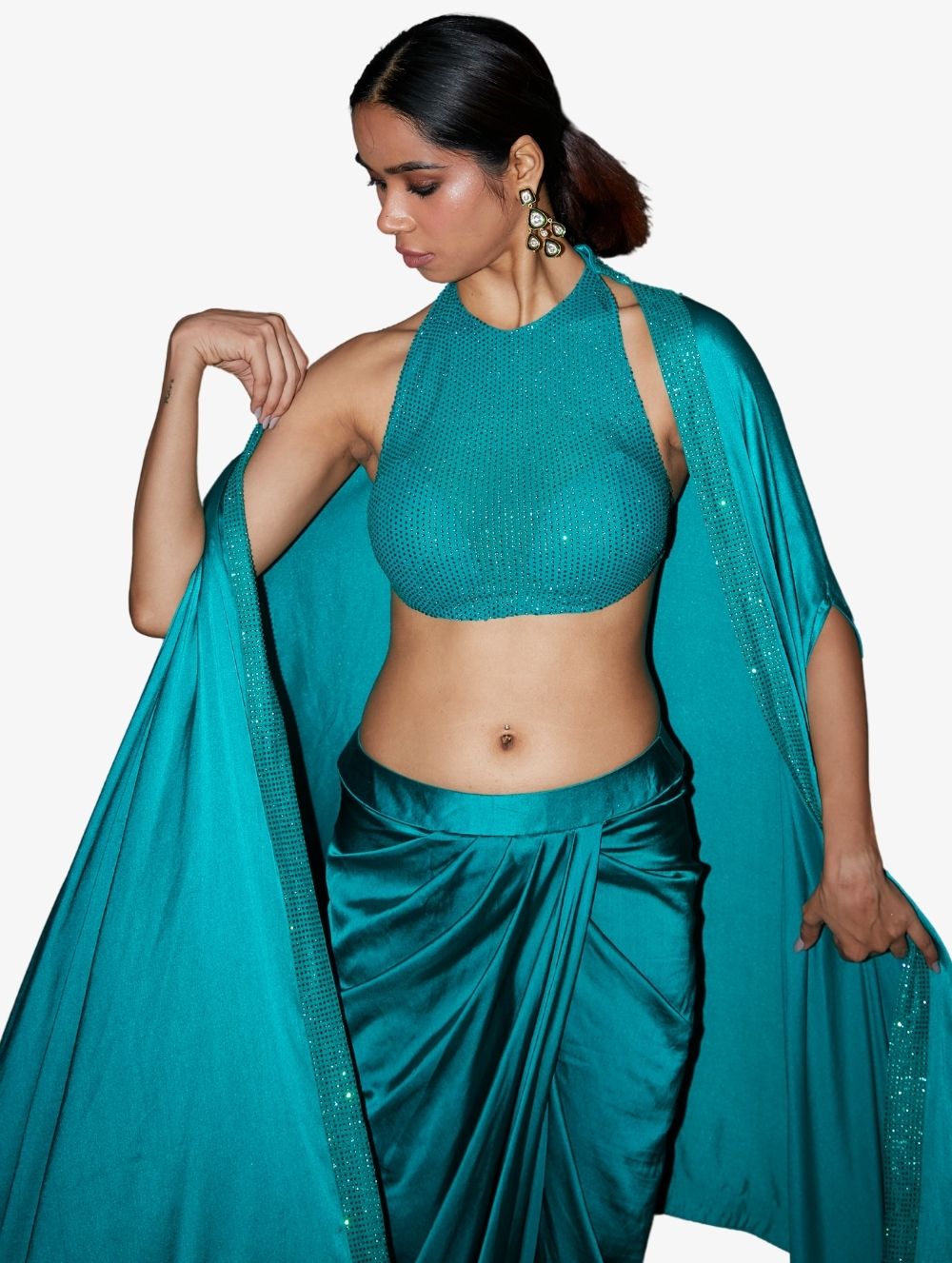 Sabrinna Emerald Skirt + Cape