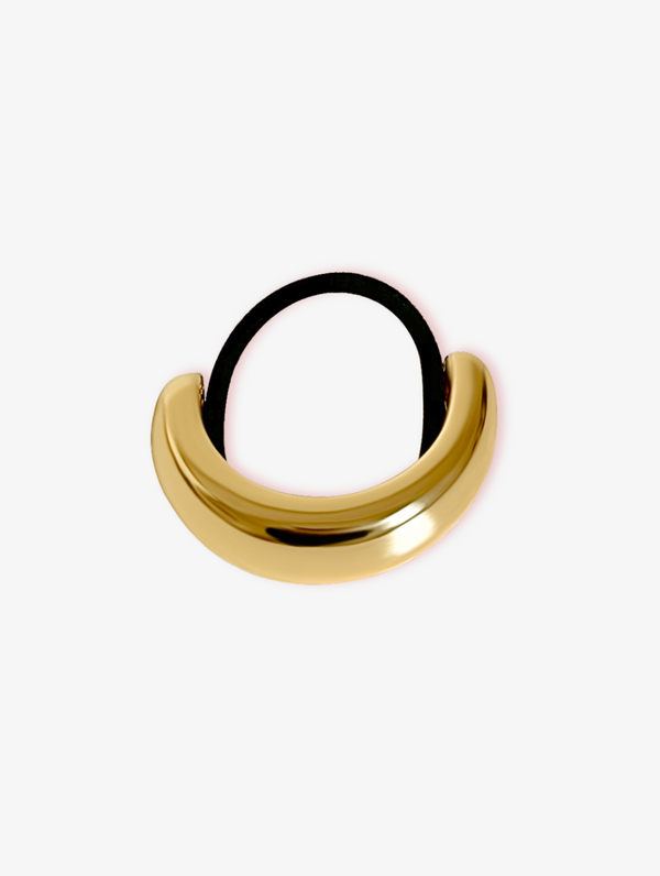 Chunky Gold Metal Hair Tie