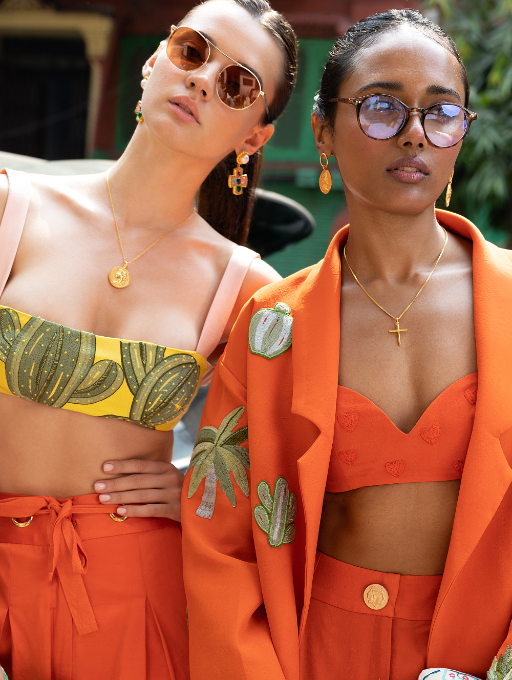 Orange Is Lemon Pants + Bralette