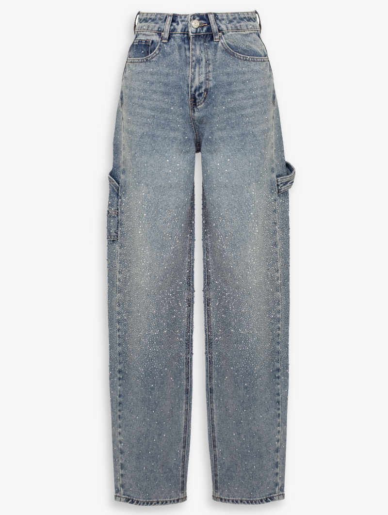 Embellished Denim Jeans