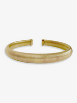 Gold Chunky Ribbed Choker