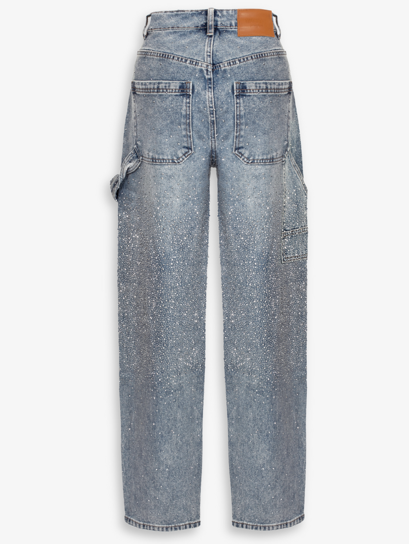 Embellished Denim Jeans