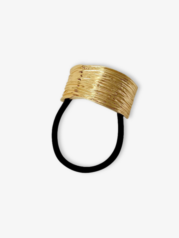 Gold Metal Hair Tie